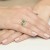 Złoty Pierścionek 585 z diamentem szmaragd 0,80ct