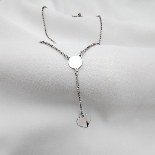 Srebrny naszyjnik choker