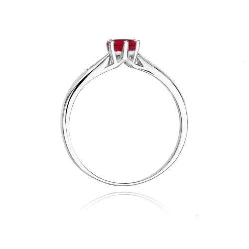 Pierścionek zaręczynowy z rubinem 0,60ct